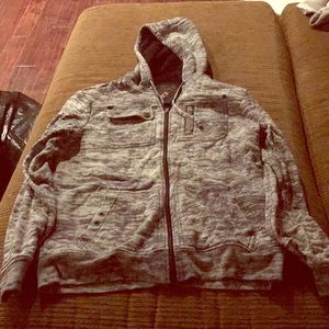 Men’s soft zip up hoodie